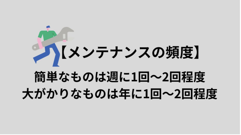 シャッター　メンテナンス頻度